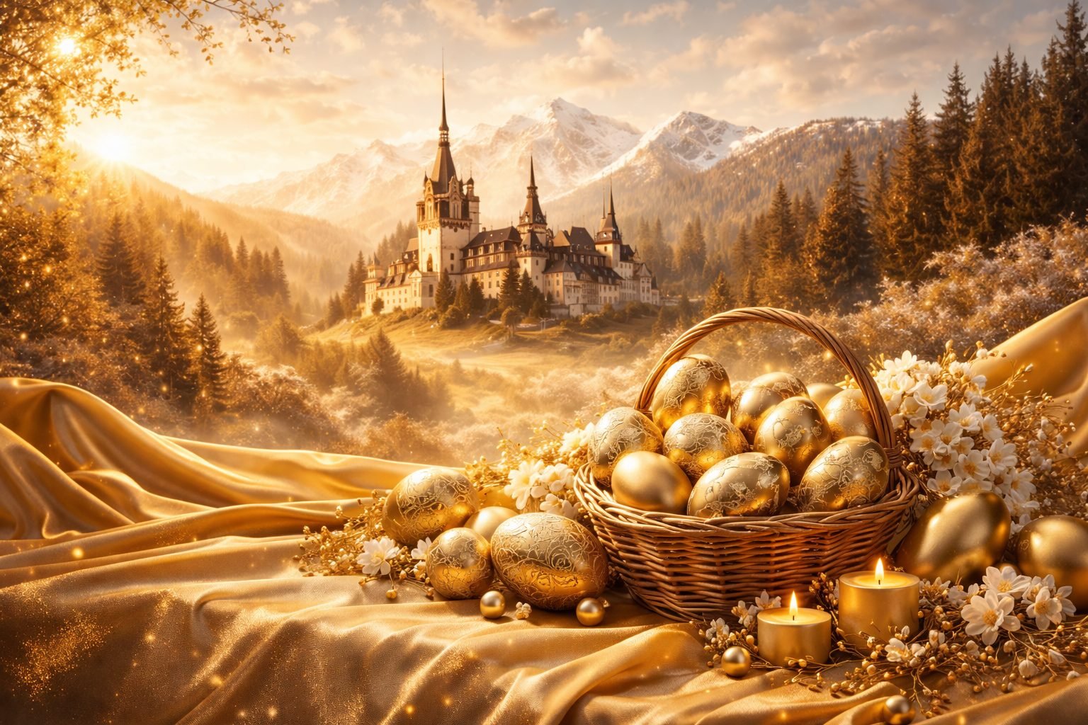 Ofertă Paște la Hotel Palace din Sinaia, sejur tradițional la munte cu dejun festiv